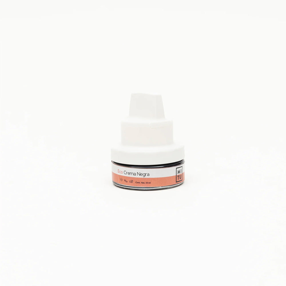 Eco crema autobrillante con esponja para Negro