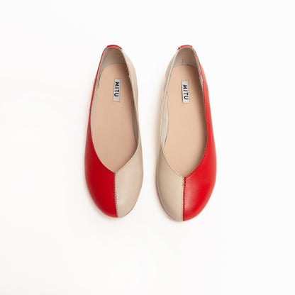 Ema Rojo y Beige