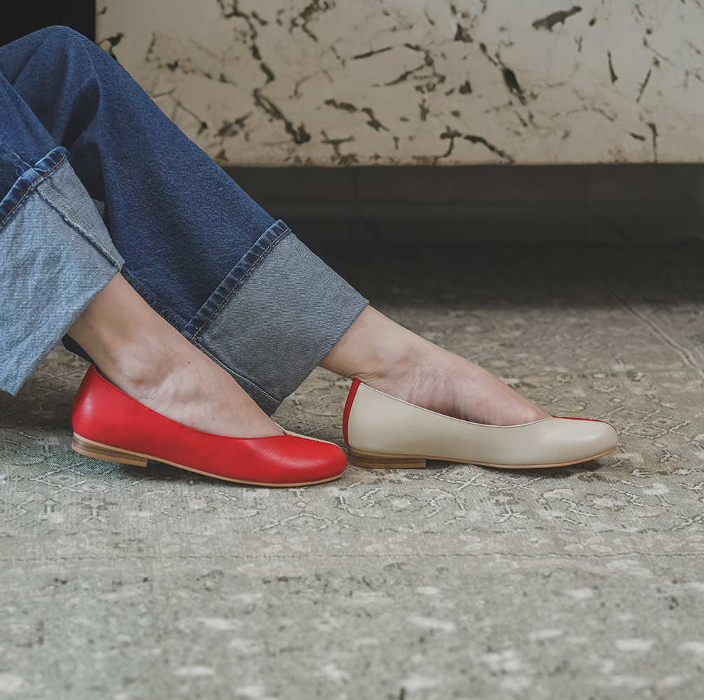 Ema Rojo y Beige