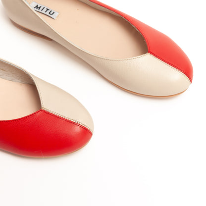 Ema Rojo y Beige